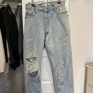 Re/Done light wash jeans
